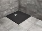 Radaway Cadita dus patrata compozit Radaway Kyntos C 80x80 cm, negru (HKC8080-54/HKA-01)