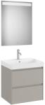 Roca Set mobilier baie (masca 60x46xH65 cm, lavoar si oglinda cu iluminare LED) Roca Ona gri mat (A851704510)