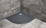 Radaway Cadita dus semirotunda compozit Radaway Kyntos A 100x100 cm, antracit (HKA100100-64/HKA-01)