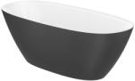 Roca Cada freestanding ovala Roca Ariane compozit 165x75 cm, alb/negru (A2484700X0)