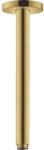 Hansgrohe Brat dus fix Hansgrohe S, montaj pe tavan, 30 cm, auriu lucios (27389990)