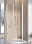 Radaway Cabina dus semirotunda asimetrica cu usi batante Radaway Nes PDD II 80x100 cm (10030080-01-01l/10030100-01-01r)