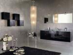 Arthema Set mobilier baie dublu complet (masca, lavoar si oglinda) Arthema Vanity Line 177x50xH53 cm, negru (AVL_COMP7)