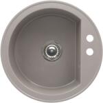 Casa Blanca CasaBlanca Rondo Chiuveta bucatarie granit Ø51 cm, gri (RONDO GRI) Chiuveta