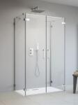 Radaway Cabina dus dreptunghiulara cu 4 pereti asimetrici Radaway Arta DWD+2S 70x45x55x70 cm (386051-03-01L/386053-03-01R/386109-03-01/386109-03-01)