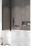 Radaway Nes Black PND II Paravan cada batant 130 cm, profil negru (10009130-54-01L)