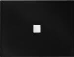 Besco Cadita dus dreptunghiulara compozit Besco Nox Ultraslim 100x80 cm, negru (BMN100-80-CC)