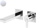 BRUMA Baterie lavoar incastrata alba mat Bruma Lusa, pipa 17 cm (101 990 1pw)