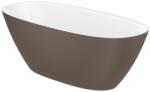 Roca Cada freestanding ovala Roca Ariane compozit 165x75 cm, alb/maro (A2484700C0)