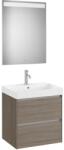 Roca Set mobilier baie (masca 60x46xH65 cm, lavoar si oglinda cu iluminare LED) Roca Ona maro (A851704511)