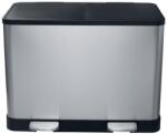 Bemeta Home Cos de gunoi cu 2 compartimente, 2x20 l, inox (104315272) Cos de gunoi