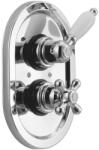HUBER Croisette Parte aparenta Baterie dus cu termostat cu 1 iesire, crom (CS00728021)
