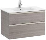 Roca Set mobilier baie (masca si lavoar) Roca The Gap 80x46xH54 cm, stejar inchis (city oak) (a851478402)
