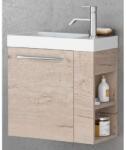 Kolpa San Set mobilier baie (masca si lavoar) Kolpa San Kiki 61x30xH51 cm, deschidere stanga, bej (craftwood) (547660)