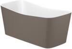 Roca Cada freestanding dreptunghiulara Roca Maui compozit 155x70 cm, alb/maro (A2485020C0)