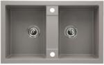 Casa Blanca CasaBlanca Duo Chiuveta bucatarie granit 78x48 cm, gri (DUO GRI) Chiuveta