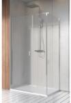 Radaway Cabina dus dreptunghiulara cu usa batanta si perete fix Radaway Nes KDS I 140x90 cm (10023140-01-01L/10039090-01-01)