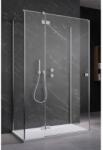Radaway Cabina dus dreptunghiulara cu usa batanta si 2 pereti Radaway Essenza KDJ+S 110x100x100 cm (1385023-01-01L/1384052-01-01/1384052-01-01)