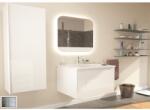 Arthema New Attitude Masca lavoar baie suspendata 60x48xH48 cm, gri (aspect inox) (at1730-ix)