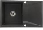 Casa Blanca CasaBlanca Nera Chiuveta bucatarie granit 79x50 cm, negru (NERA NEGRU) Chiuveta