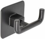 METAFORM Cold Wind Black Cuier baie, montaj adeziv sau cu suruburi, negru mat (105M08001)