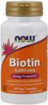 NOW NOW Biotin, 5000mcg - 60 vcaps