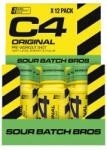 Cellucor C4 Original Pre-Workout Shot, Sour Batch Bros - 12 x 60 ml