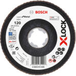 Bosch EXPERT Metal X551 X-Lock legyezőtárcsa 125mm, 22, 23 G120 sarokcsiszolókhoz (Regisztrációval akár ajándék is elérhető! ) (2608619806)