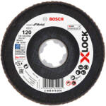 Bosch EXPERT Metal X551 X-Lock legyezőtárcsa 115mm, 22, 23 G120 sarokcsiszolókhoz (Regisztrációval akár ajándék is elérhető! ) (2608619810)