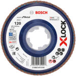 Bosch EXPERT Metal X551 X-Lock legyezőtárcsa 125mm, 22, 23 G120 sarokcsiszolókhoz (2608619818)
