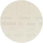 Bosch EXPERT M480 csiszolóháló excentercsiszolókhoz 150 mm, G120, 5 db keményfa, festék (2608900691)