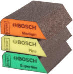 Bosch EXPERT S470 kombi csiszolóblokk profilokhoz készlet 68x97 26mm (közepes, finom, puha) (2608901174)