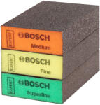 Bosch EXPERT S471 Standard kézi csiszolószivacs készlet 68x97 26mm (közepes, finom, puha) (2608901175)