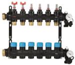 Dunaterm Brand Dunaterm MDK áramlásmérős osztó-gyűjtő 5 körös 1″-3/4″ felületfűtésre (UFH0605MDK05-03L) (UFH-0605MDK05-03L)