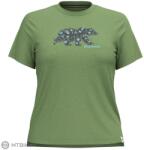 Smartwool OSA VEGA SHORT SLEEVE GRAPHIC női póló, fern green (M)