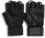 BioTechUSA MARY women's black leather gloves with wrist strap (pereche) (BTU_MARY)