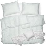 Scanquilt JERSEY ágyneműhuzat, kasmír, fehér-zöldes, 140 × 200/70 × 90 cm (34700)