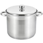 Rosberg Oala cu capac metalic Rosberg R51211B24S, 24x20 cm, 9 L, Inductie, Inox (R51211B24S)
