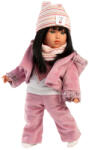 Llorens Llorens: Divat ikon 40cm-es Gréta baba rózsaszín kabátban (54051) - jatekshop