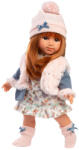 Llorens Llorens: Nicole 35cm-es vörös hajú baba rózsaszín mellényben (53555L) - jatekshop