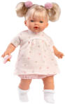Llorens Llorens: Roberta 33cm-es síró baba cumival virágos ruhában (33162) - jatekshop