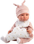 Llorens Llorens: Luna 45cm-es síró baba pöttyös párnával (74508) - jatekshop