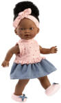 Llorens Llorens: Zoé 28cm-es baba csillag mintás ruhában (28039) - jatekshop
