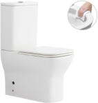 Cerano - WC kombi Hugo, keret nélküli + UF ülés - fényes fehér, CER-CER-538759 (CER-CER-538759)