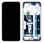 Samsung A366 Galaxy A36 5G (2025) LCD Kijelző+Érintőüveg+Előlap Keret, Fekete (GH82-36841A) Gyári, Service Pack