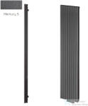 Radeco TORGET PLUS 3 1200x334 design radiátor, MERKURY 5 (metál sötétszürke) színben (Radeco_TORGET_PLUS_3_MERKURY5)