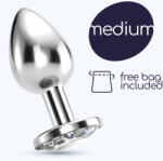 Crushious Análdugó Crushious - Bijou, átlátszó kristállyal, medium