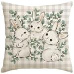  Len párnahuzat TRISPRING 45x45 cm, krém