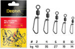 Delphin Rolling Swivel With T Snap - #6 Forgókapocs 10db (101003543)