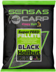SENSAS Super Feed Pellets Black Halibut 4mm Etetőpellet 700gr (65082)